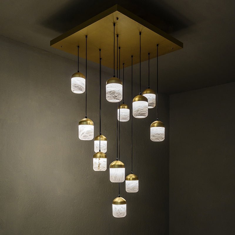 Alabaster Staircases Chandelier - Brig Lighting