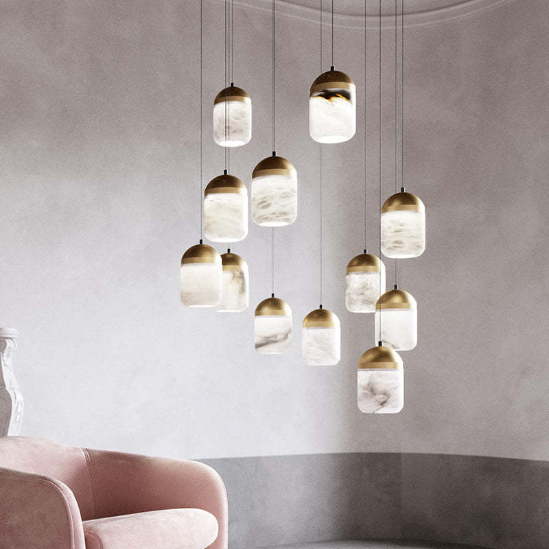 Alabaster Staircases Chandelier - Brig Lighting