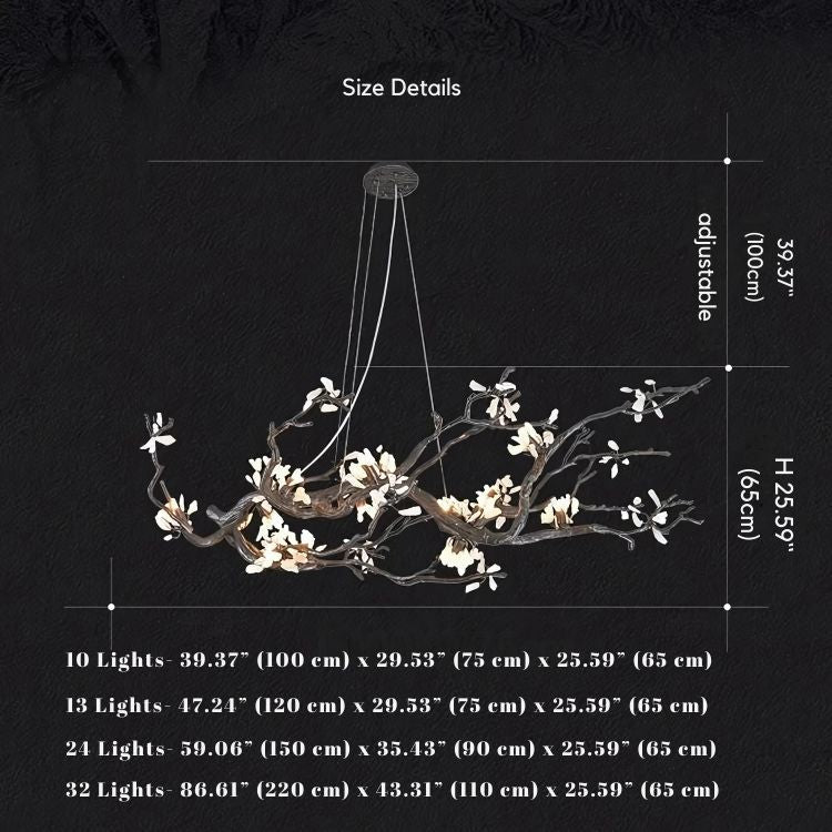 Alba Tree Branch Chandelier - Brig Lighting