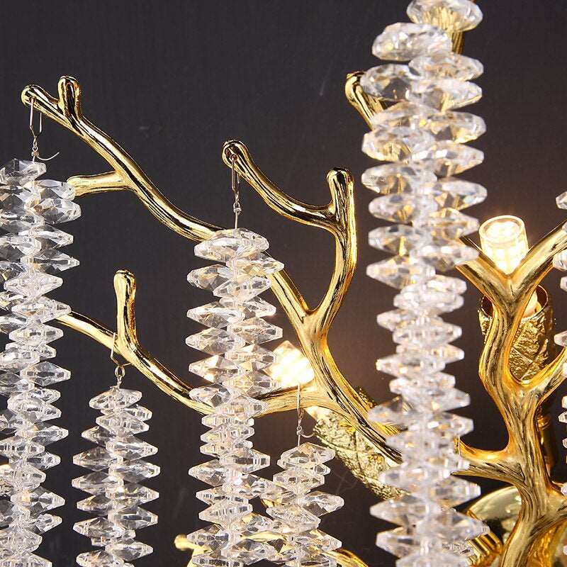 Albero Crystal Tassel Sconce - briglamps