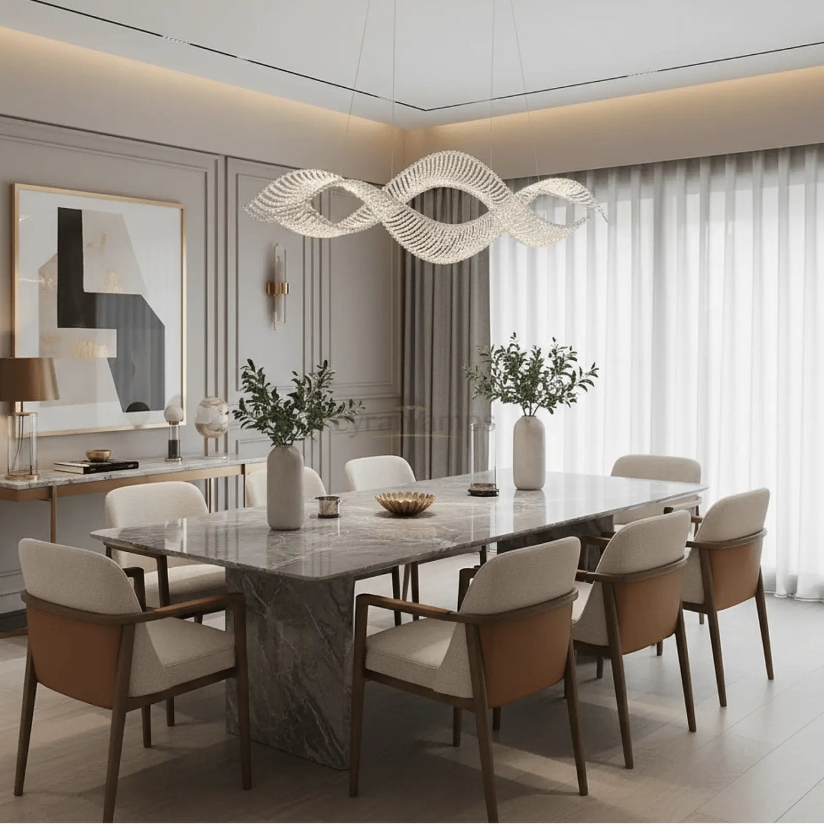 Alleri Crystal Chandelier - briglamps