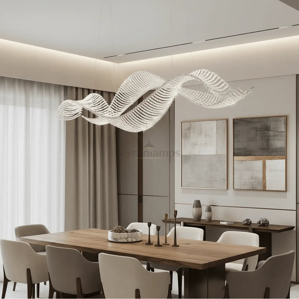 Alleri Crystal Chandelier - briglamps