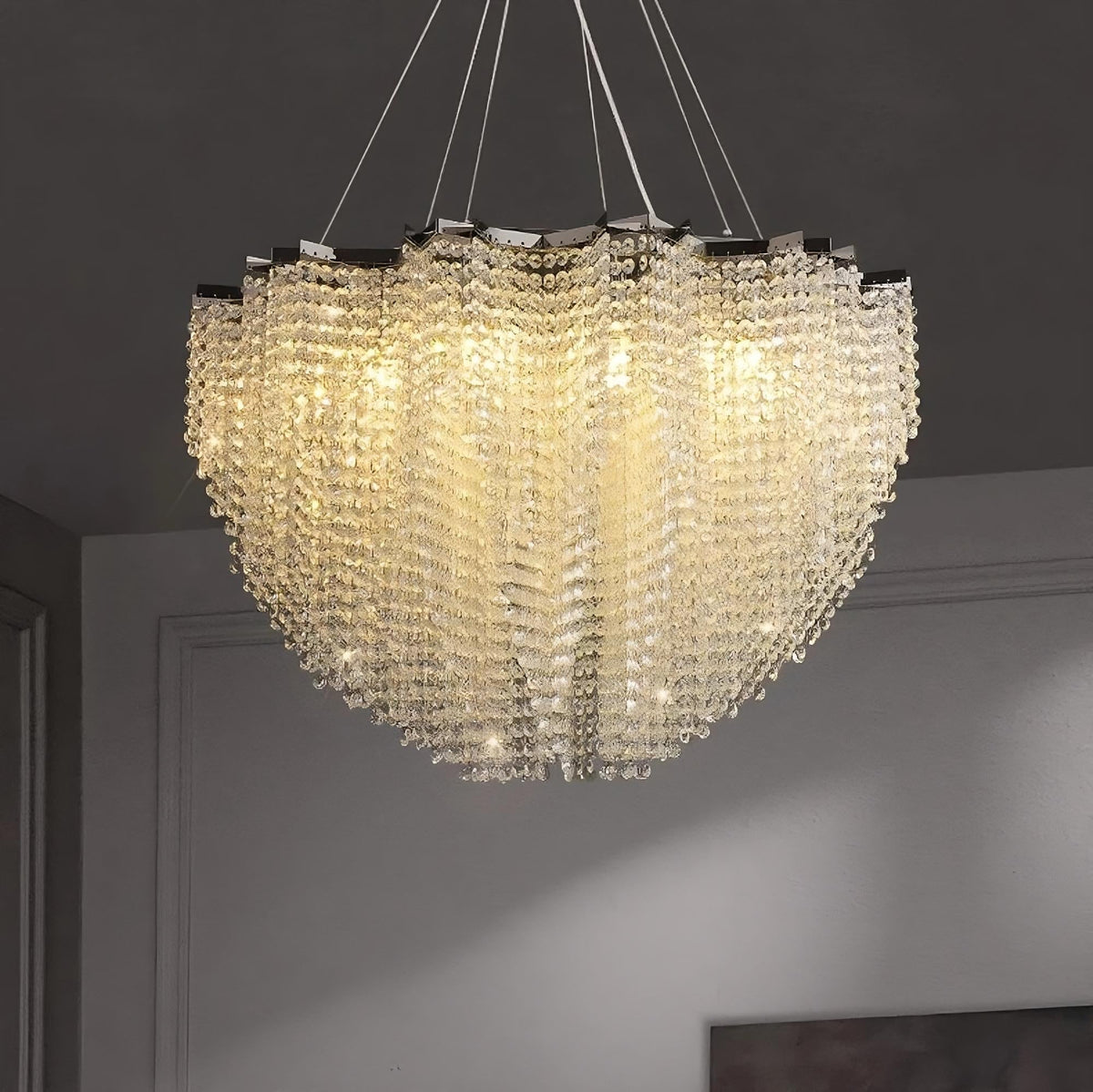 Alleri Crystal Chandelier - briglamps