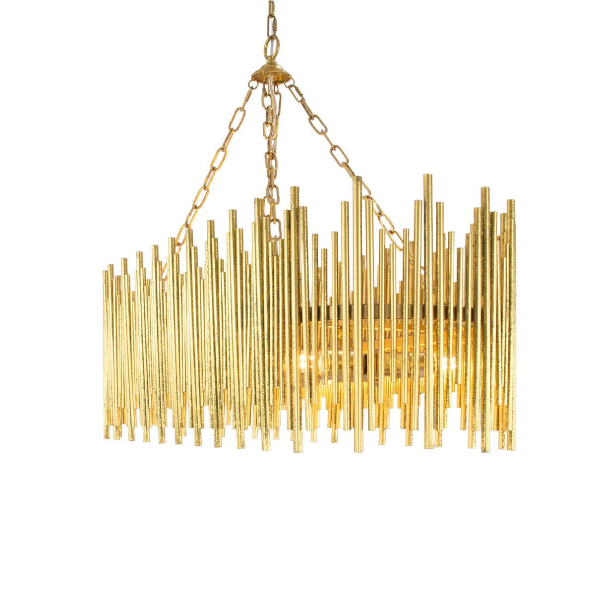 Althely 10 Lights Rectangle Pendant Chandelier - Brig Lighting