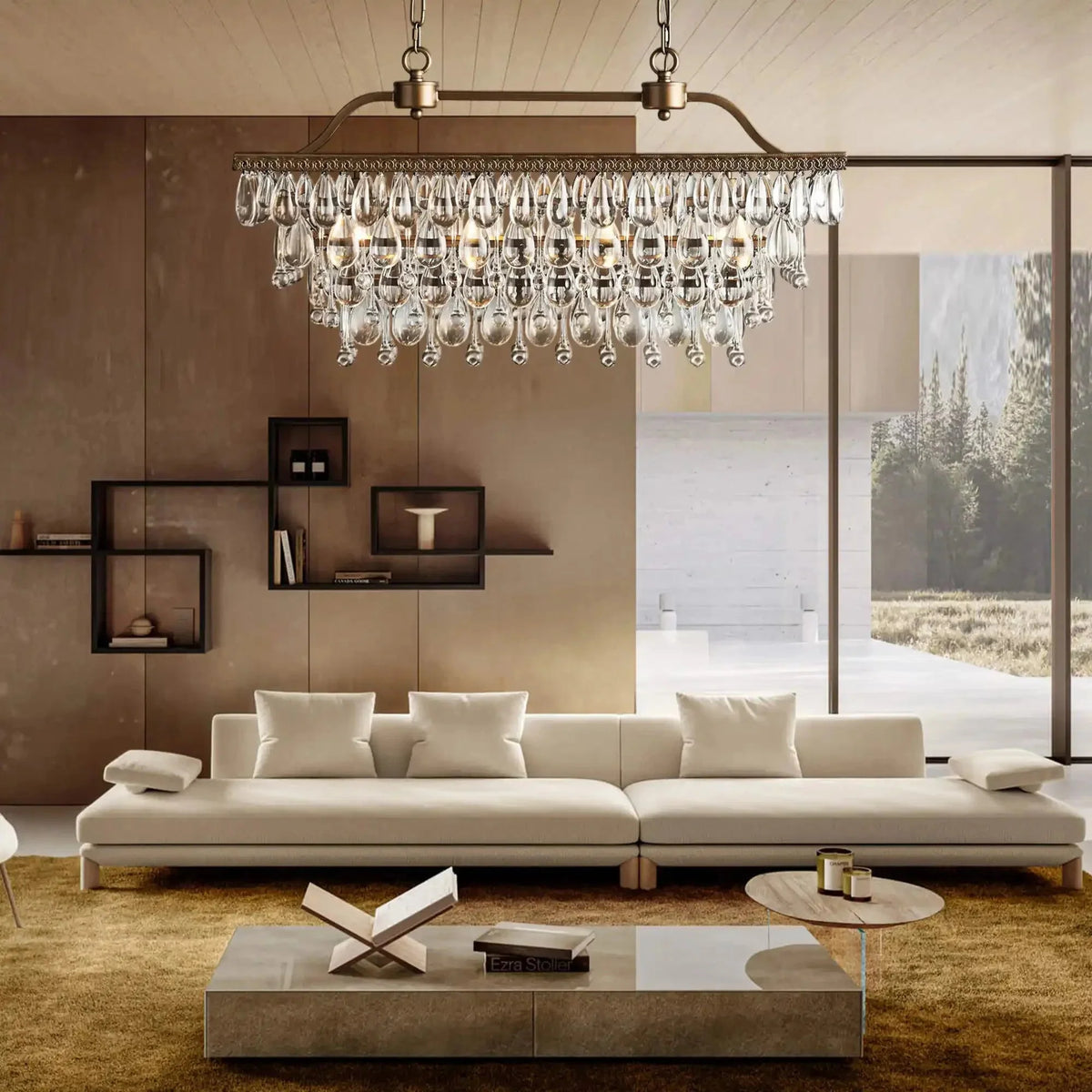 Anabelle Rectangular Chandelier - Brig Lighting
