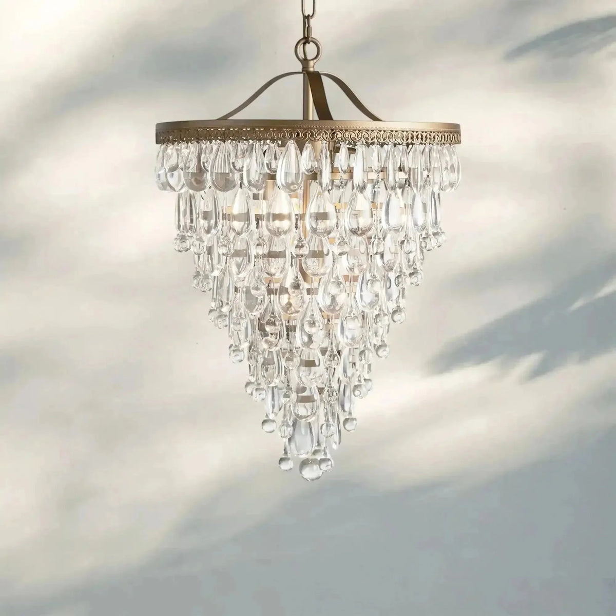 Anabelle Round Chandelier 17''23''H - Brig Lighting