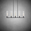 Andreas Glass Linear Chandelier Lighting - briglamps