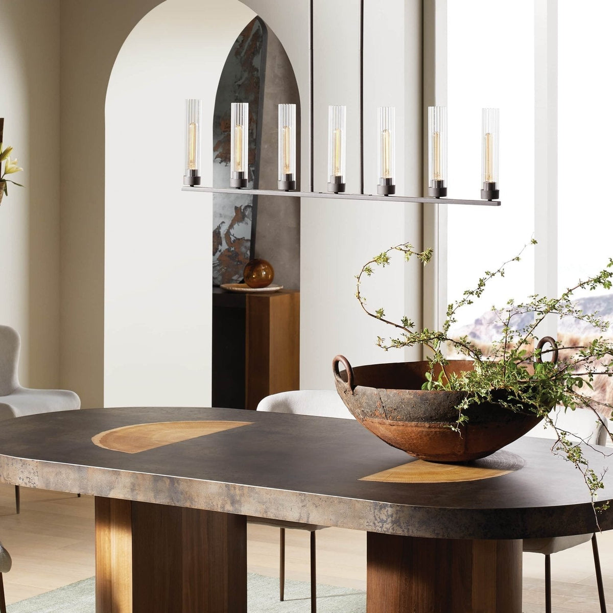 Andreas Linear Chandelier - Brig Lighting