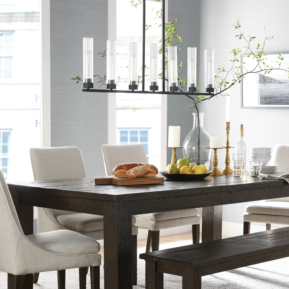 Andreas Linear Chandelier - Brig Lighting