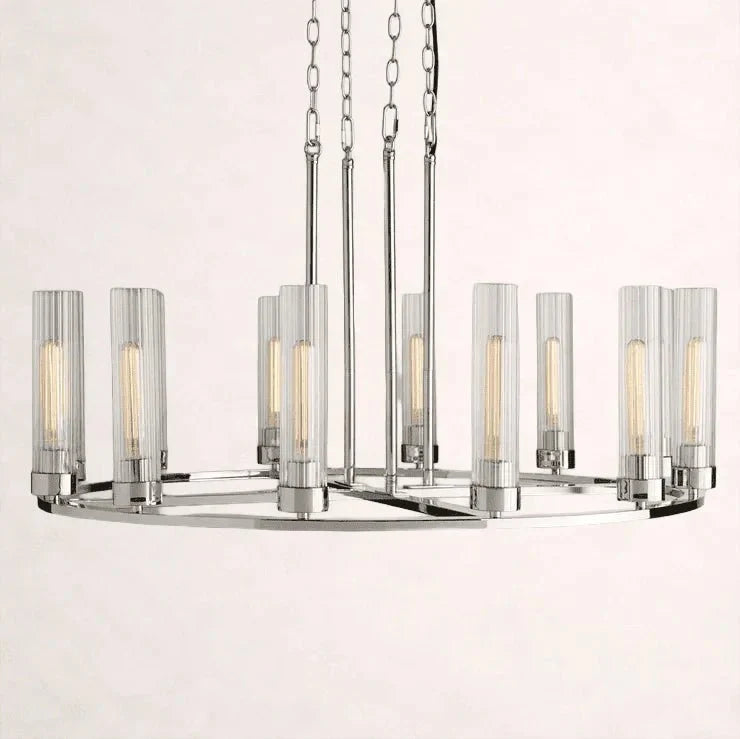 Andreas Round Chandelier - Brig Lighting