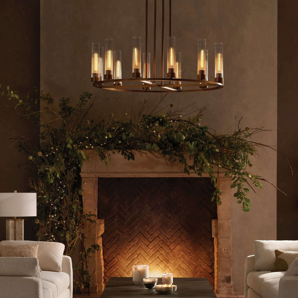 Andreas Round Chandelier - Brig Lighting