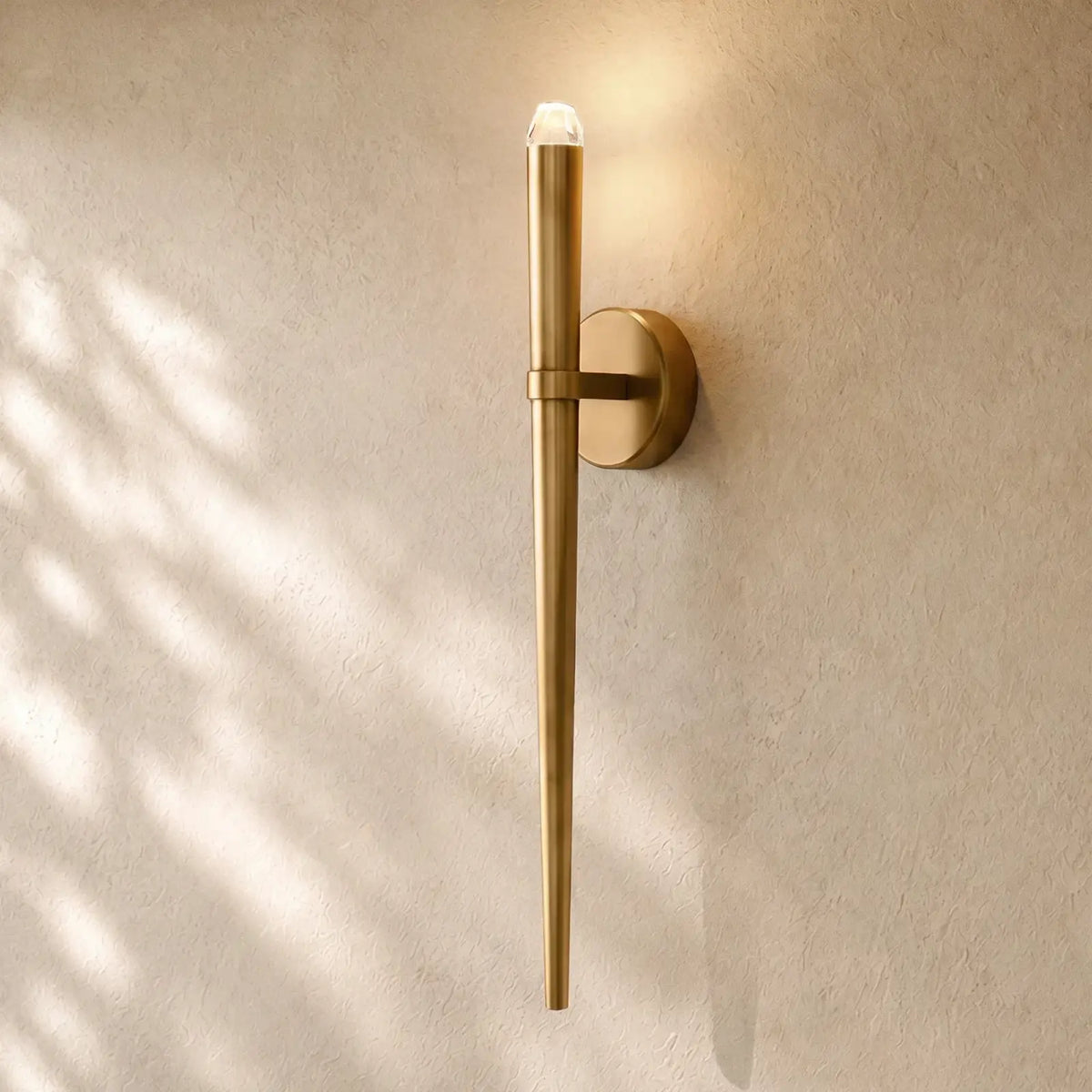 Aqaitaiva Torch Sconce - Brass