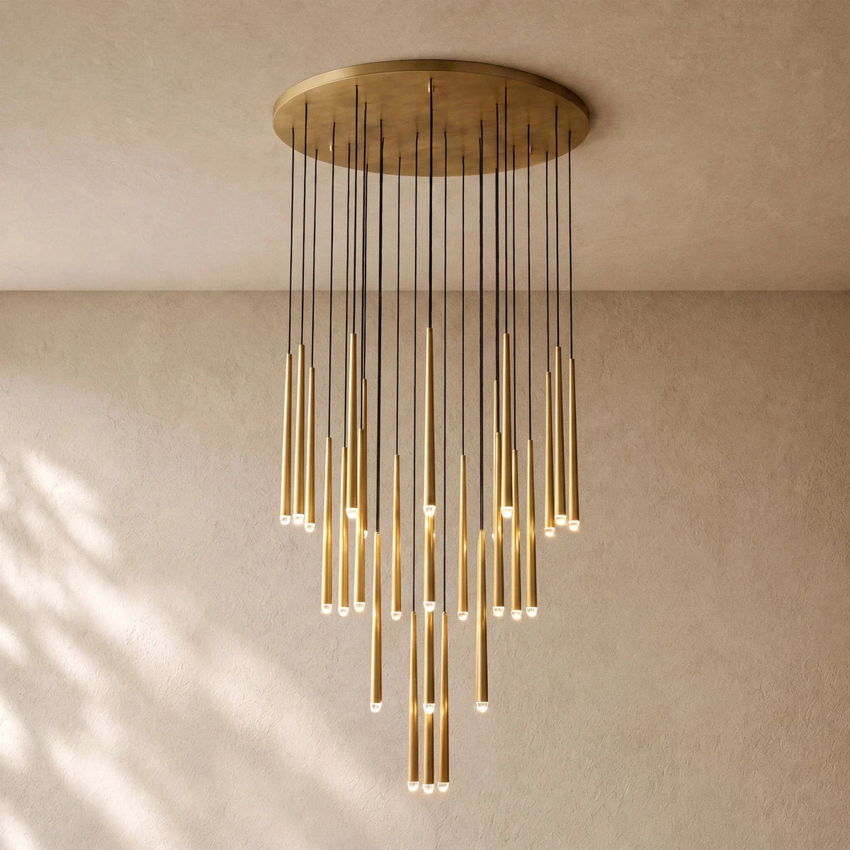 Aquitaines Round Chandelier 18", 24", 30", 48" - Brig