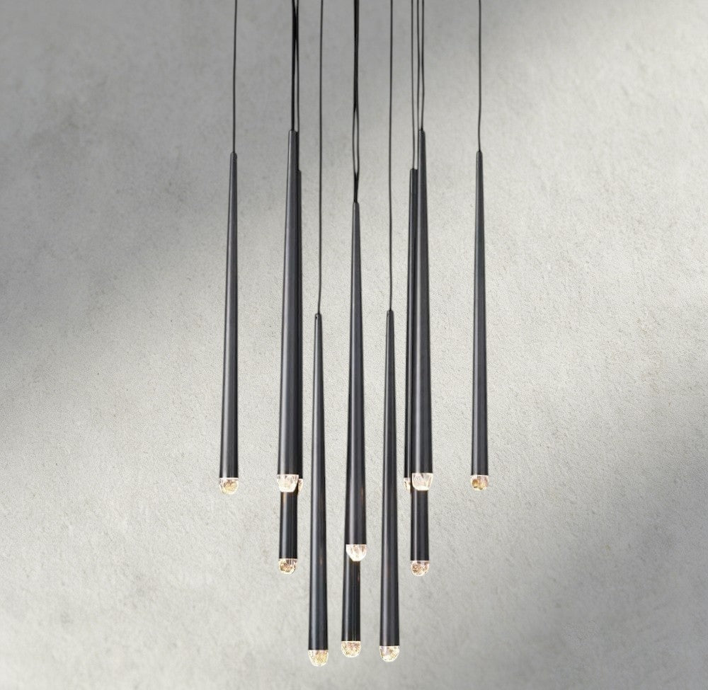 Aquitaines Round Chandelier 18", 24", 30", 48" - Brig