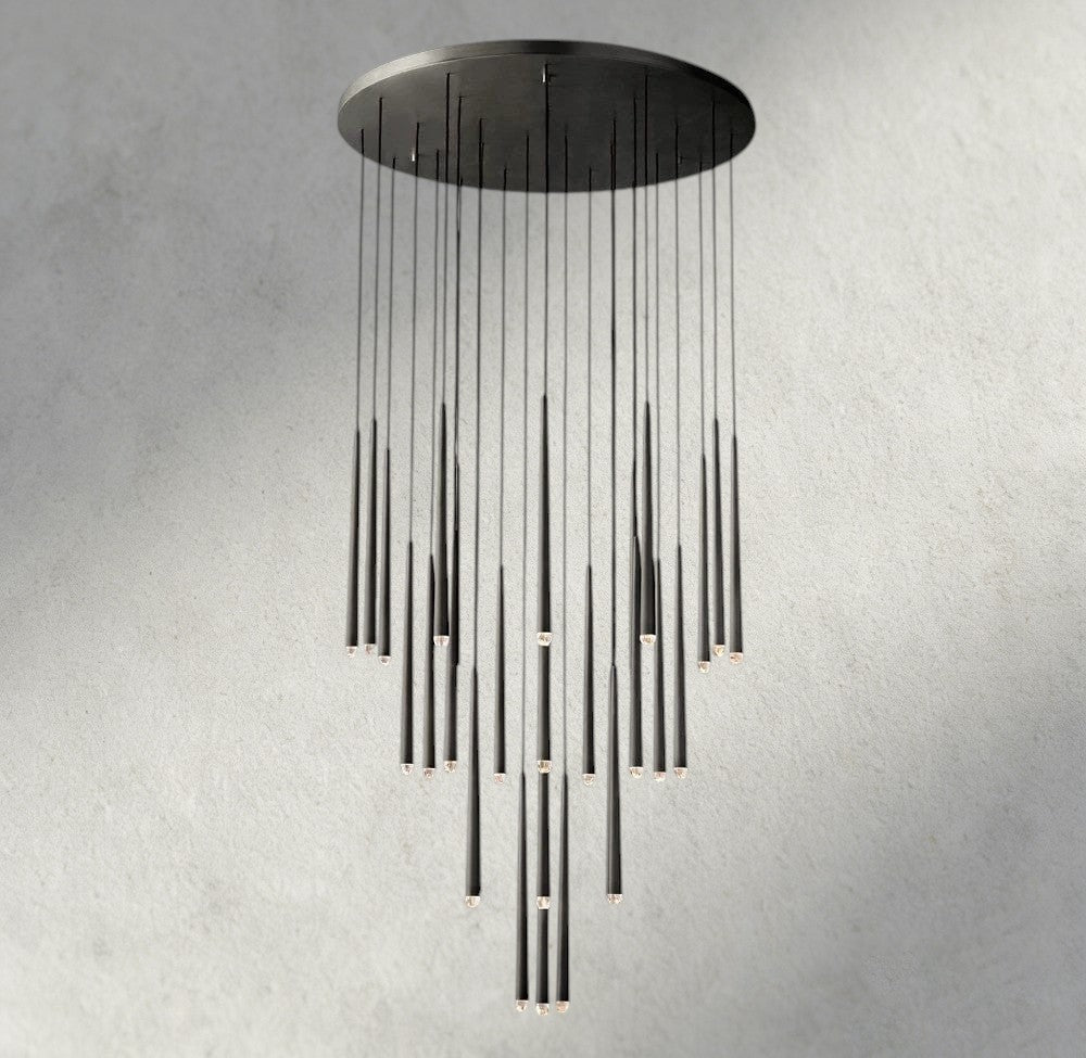 Aquitaines Round Chandelier 18", 24", 30", 48" - Brig