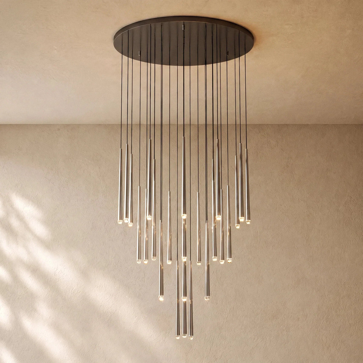 Aquitaines Round Chandelier 18", 24", 30", 48" - Brig