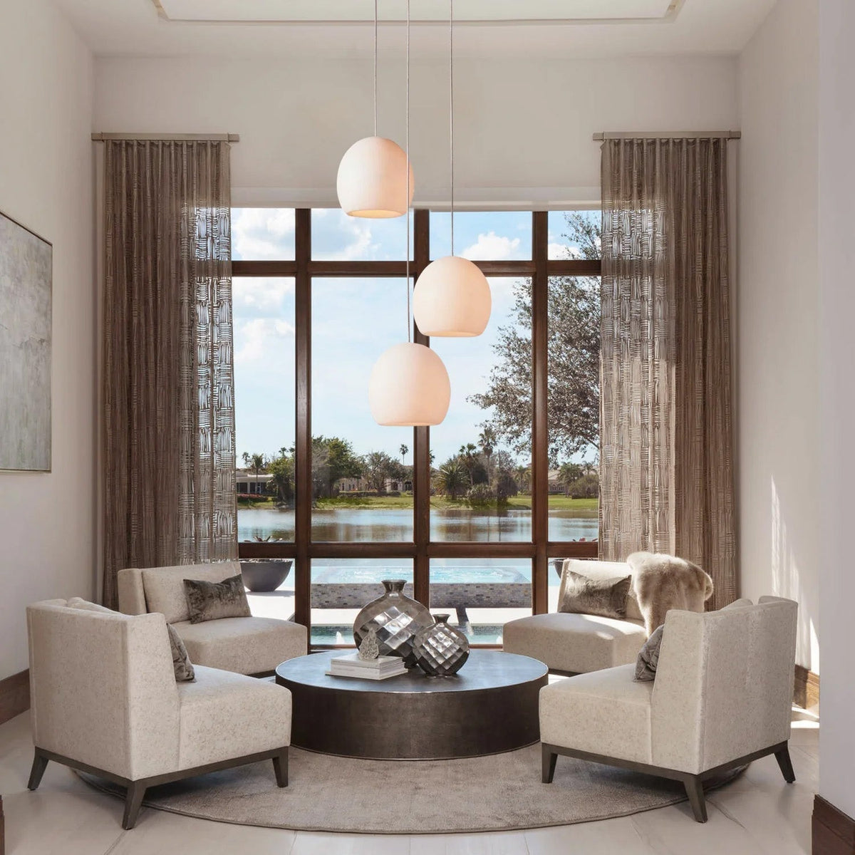 Arica Round Chandelier - Brig