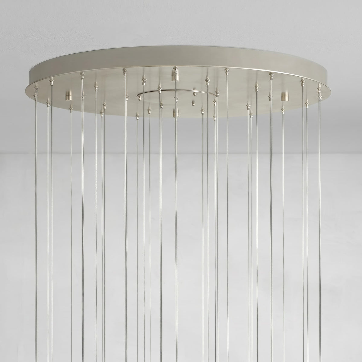 Arica Round Gold Chandelier with Natural Alabaster Stone Shades - briglamps
