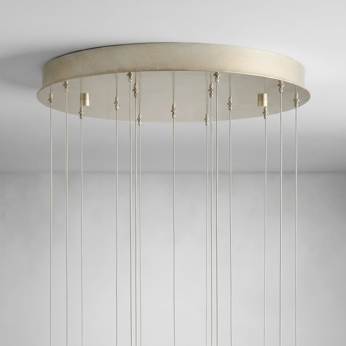 Arica Round Gold Chandelier with Natural Alabaster Stone Shades - briglamps
