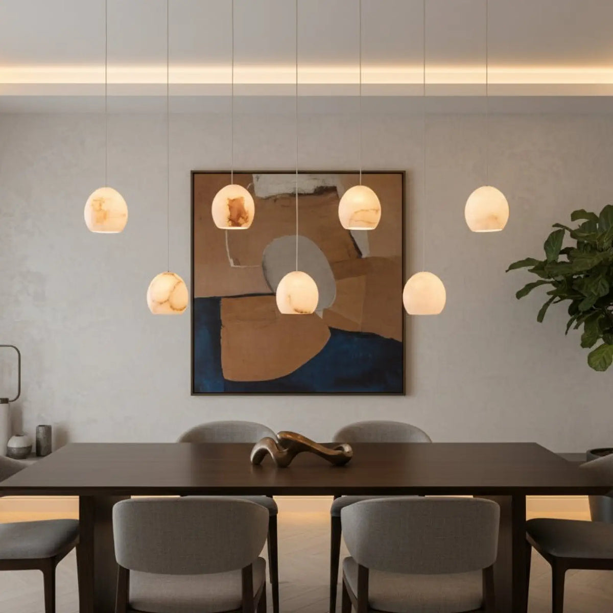 Arican Linear Chandelier - 7-Light