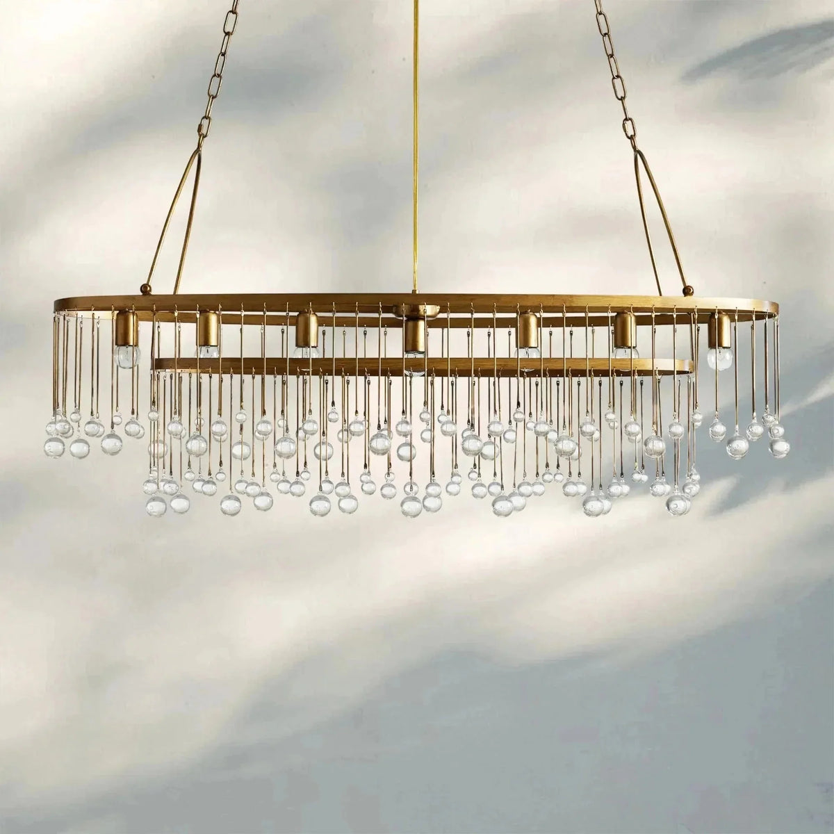 Aubrey 7 Light Oval Chandelier - Brig Lighting
