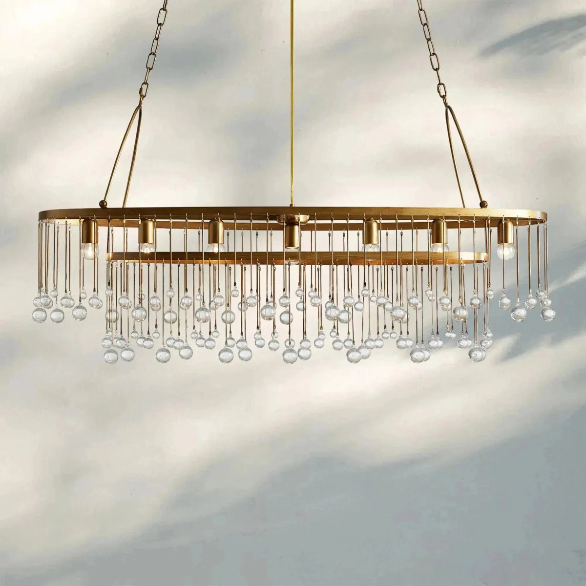 Aubrey 7 Light Oval Chandelier - Brig Lighting