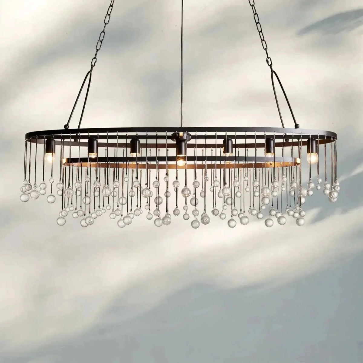 Aubrey 7 Light Oval Chandelier - Brig Lighting