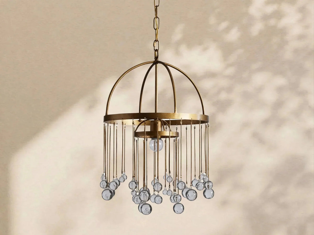 Aubrey Modern Crystal Ball Pendant Lamp - Brig Lighting