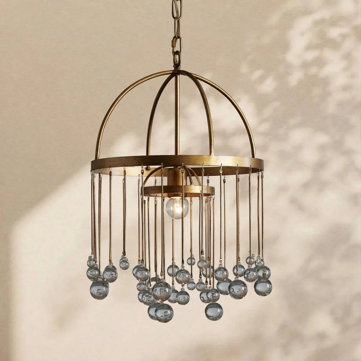 Aubrey Modern Crystal Ball Pendant Lamp - Brig Lighting