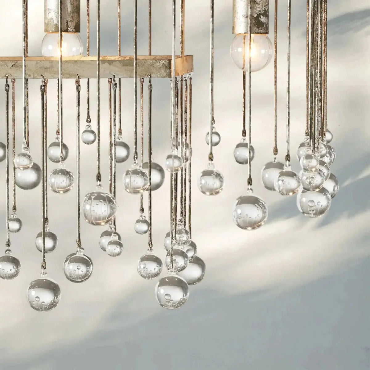 Aubrey Rectangular Chandelier 47''60'' - Brig Lighting