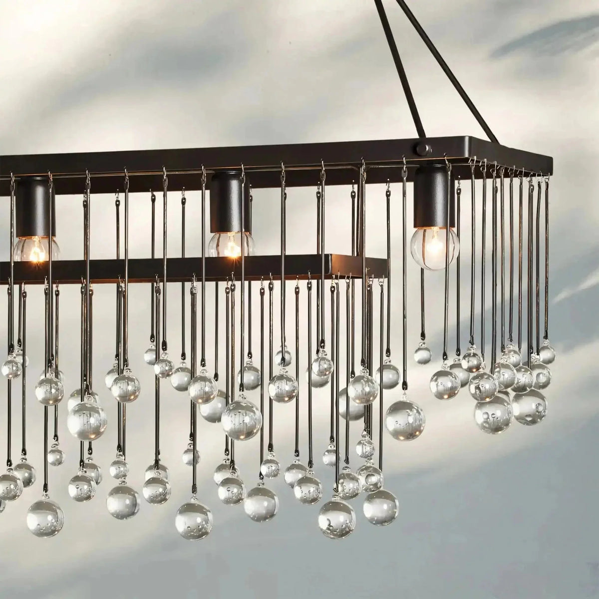 Aubrey Rectangular Chandelier 47''60'' - Brig Lighting
