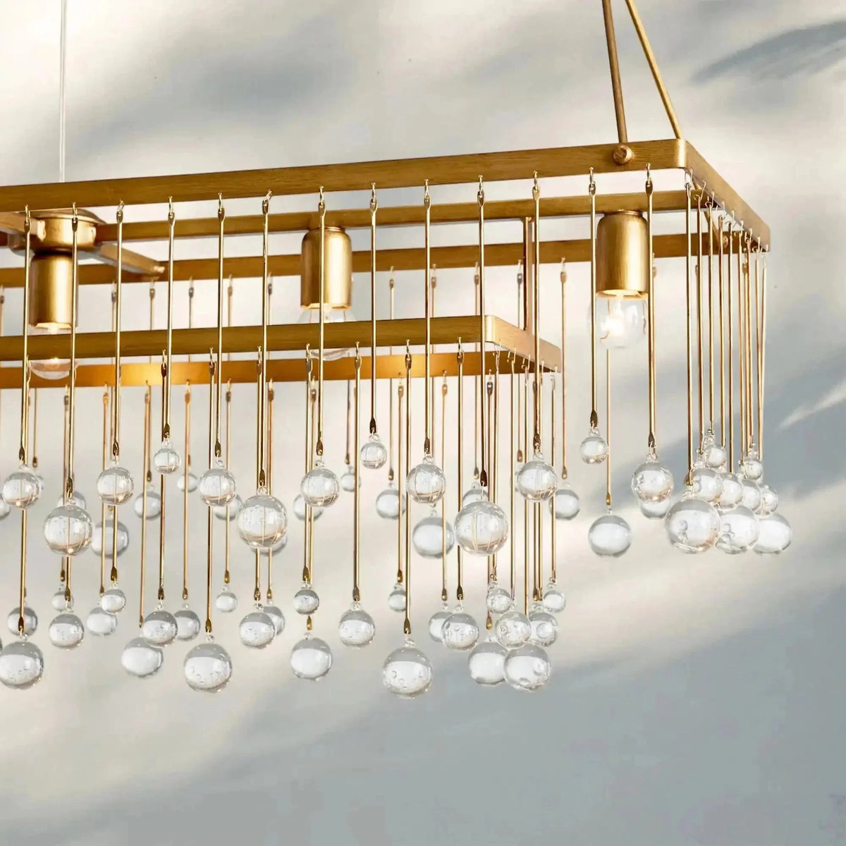 Aubrey Rectangular Chandelier 47''60'' - Brig Lighting