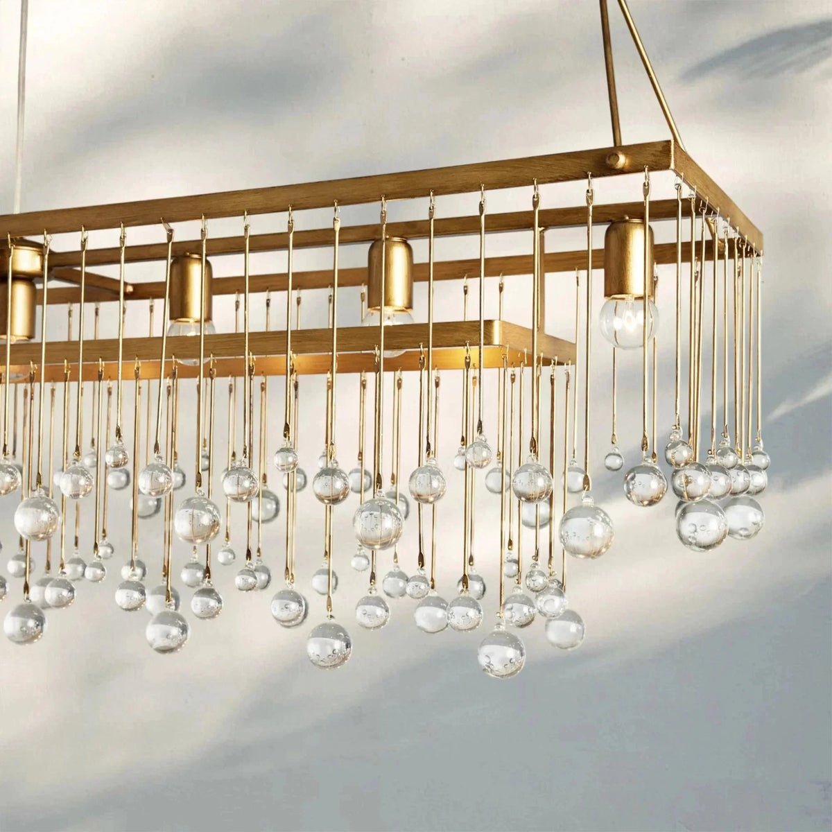 Aubrey Rectangular Chandelier 47''60'' - Brig Lighting