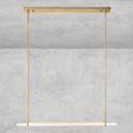Audaben Crystal Linear Single Bar Chandelier - Cyran Lamps