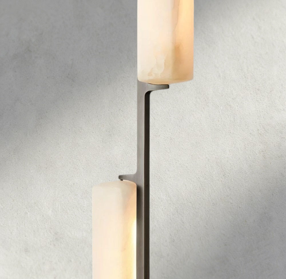 Audubam Alabaster Linear Chandelier 54" - Brig