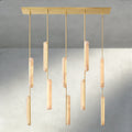 Audubam Alabaster Linear Chandelier 54" - Brig
