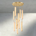 Audubam Alabaster Round Chandelier 24", 40", 56" - Brig