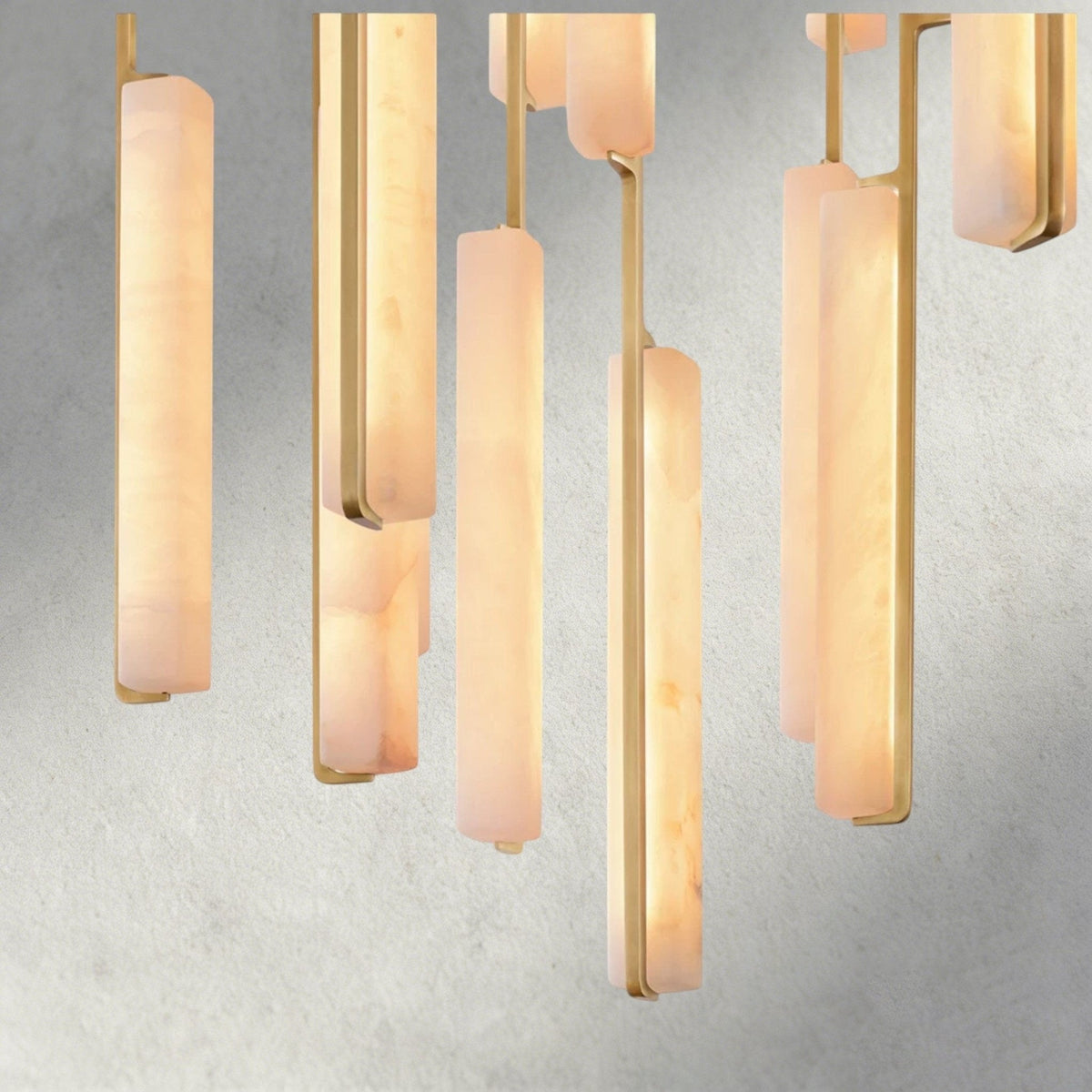 Audubam Alabaster Round Chandelier 24", 40", 56" - Brig