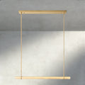 Audubam Alabaster Single Bar Linear Chandelier - Brig