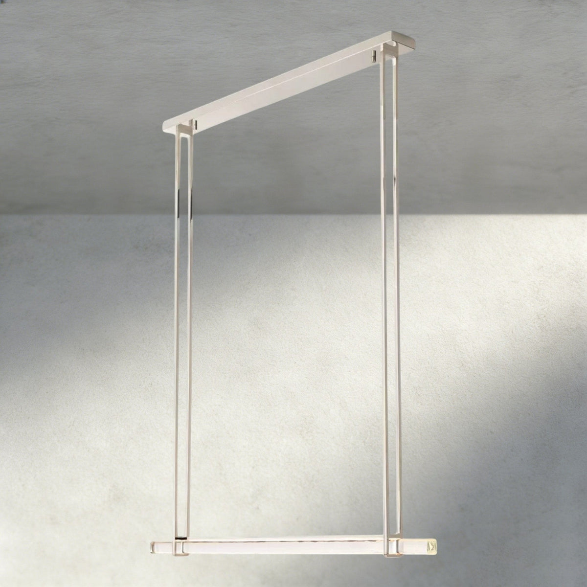 Audubam Crystal Linear Single Bar Chandelier - Brig