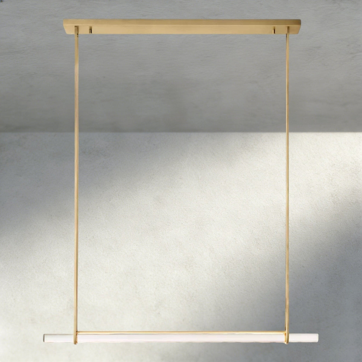 Audubam Crystal Linear Single Bar Chandelier - Brig