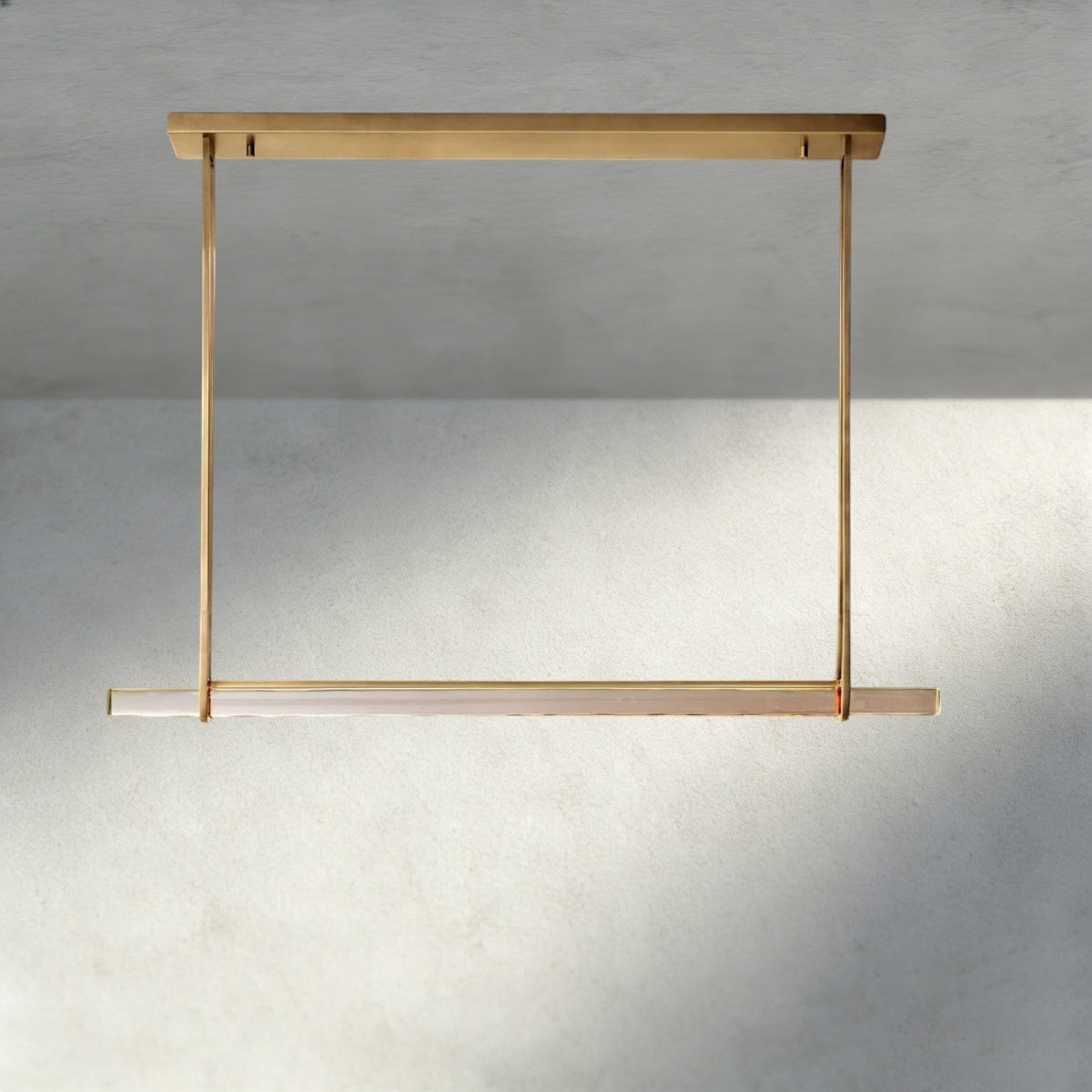 Audubam Crystal Linear Single Bar Chandelier - Brig