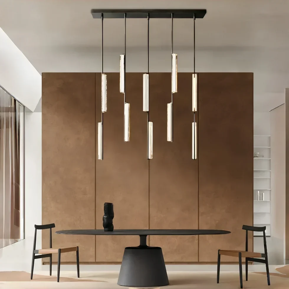 Audubom Crystal Linear Chandelier