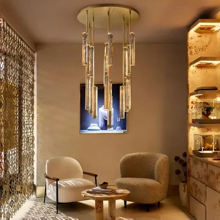 Audubom Crystal Round Chandelier