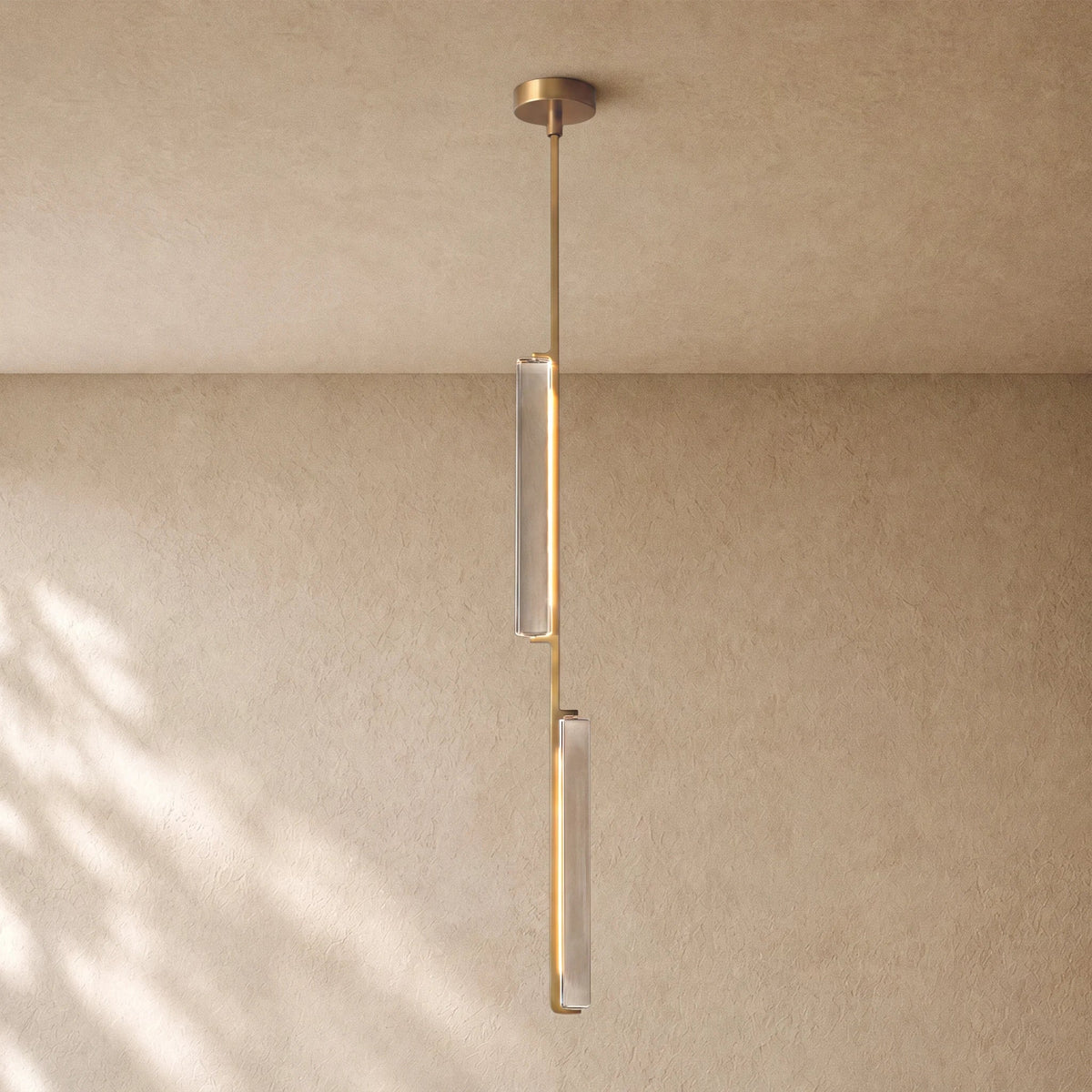 Audubom Crystal Pendant - Brass / Classic