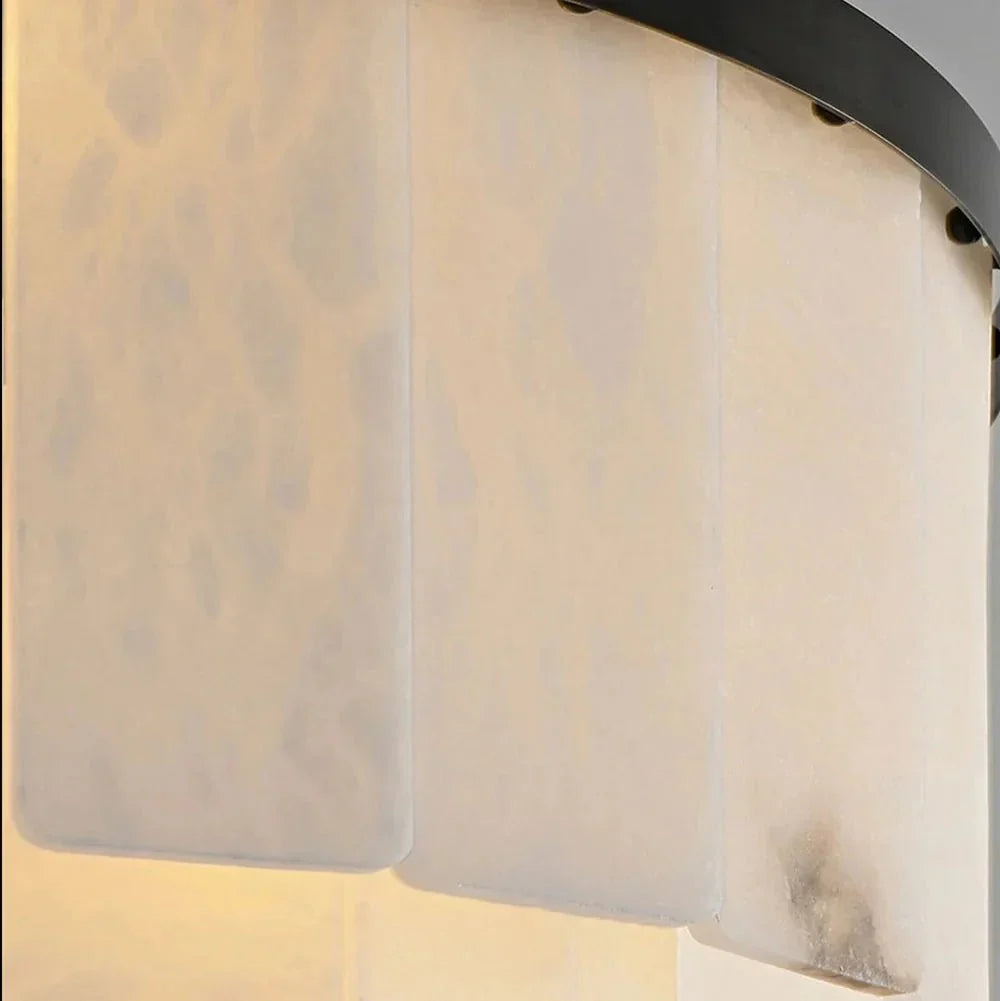 Aurora Marble Tiered Chandelier - briglamps
