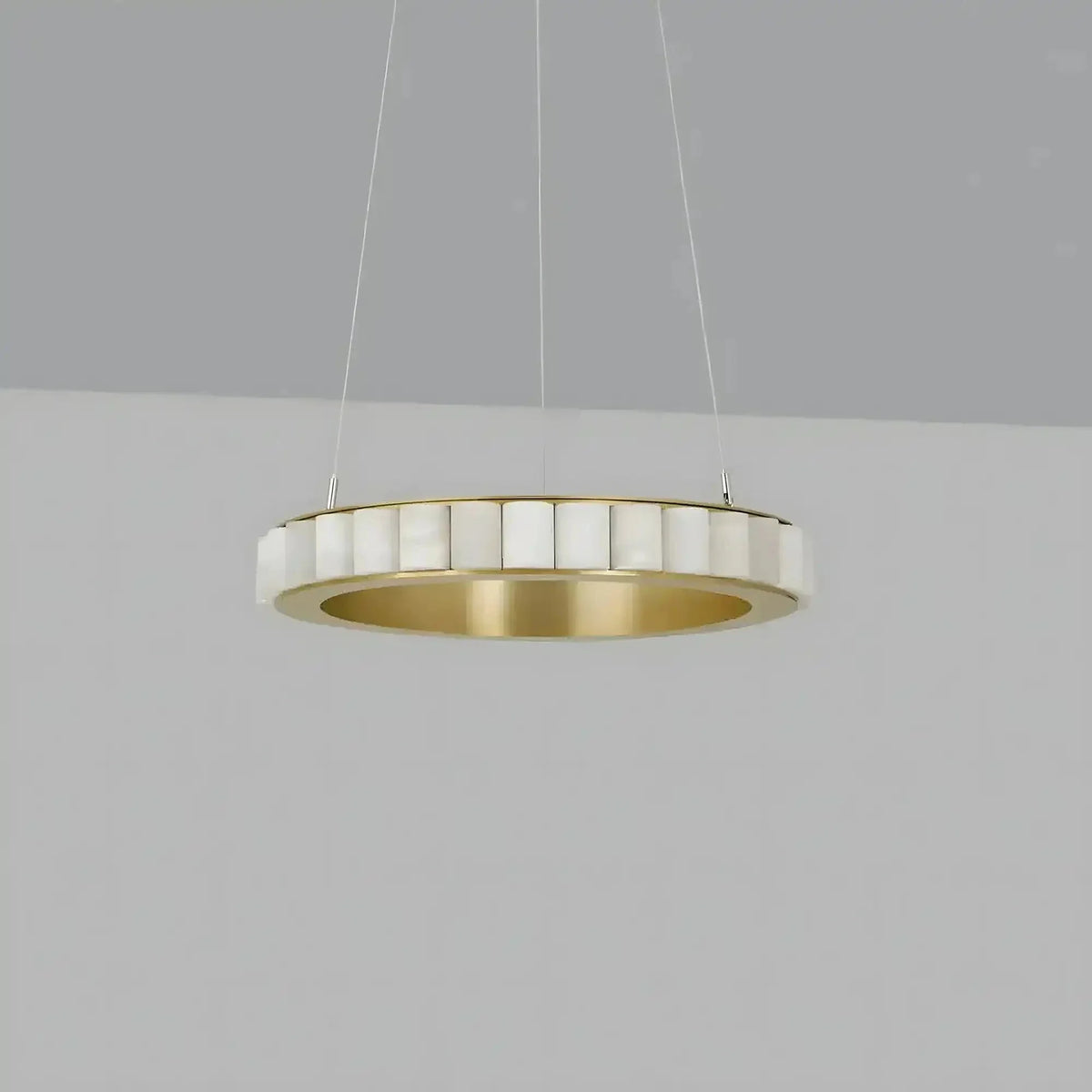 Avalon Alabaster Round Chandelier - Brig Lighting