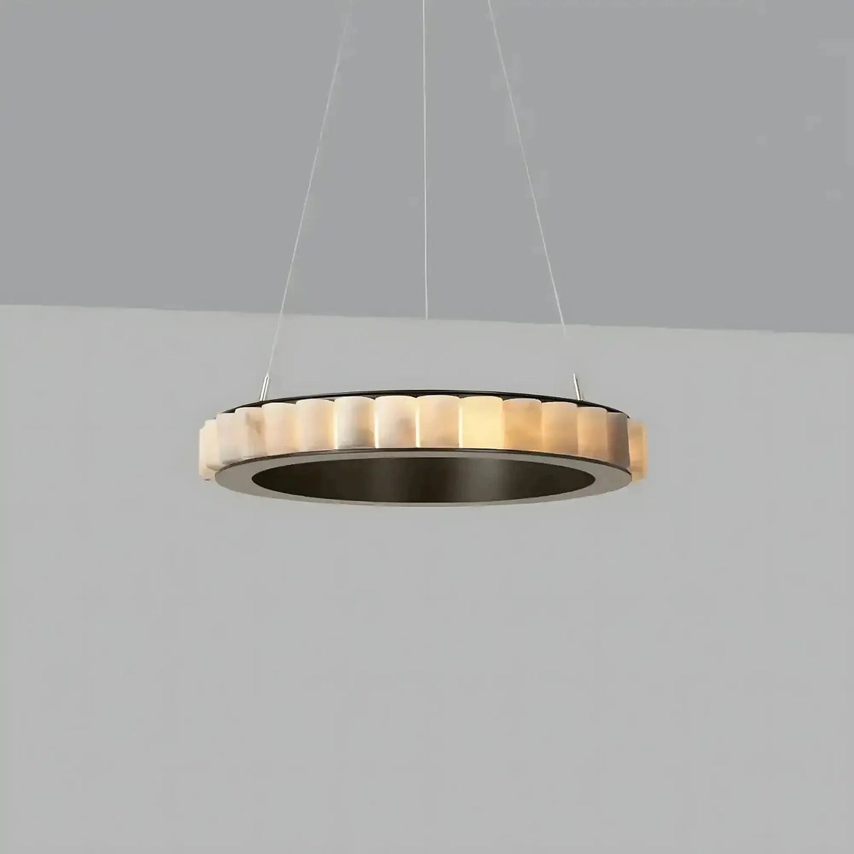 Avalon Alabaster Round Chandelier - Brig Lighting