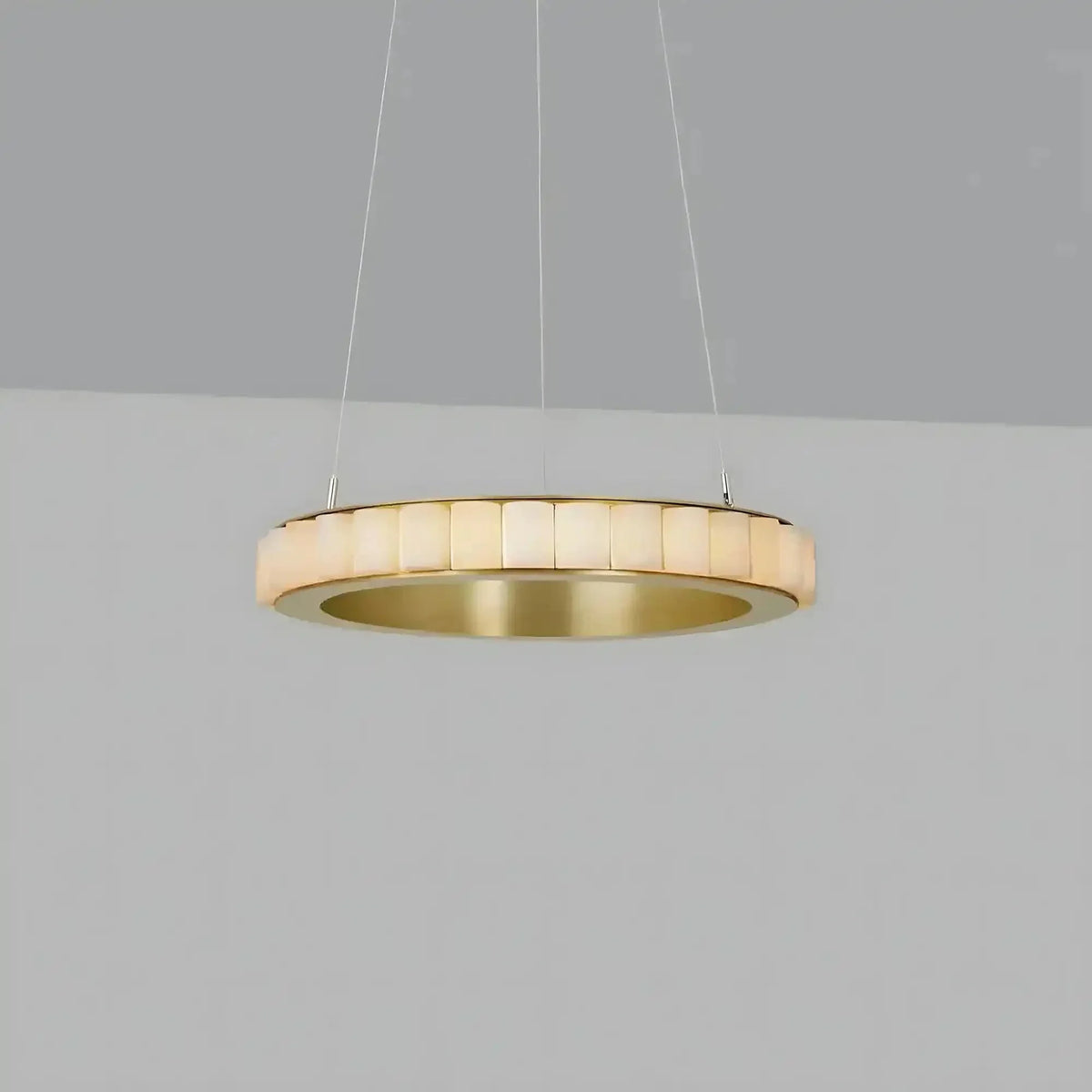 Avalon Alabaster Round Chandelier - Brig Lighting
