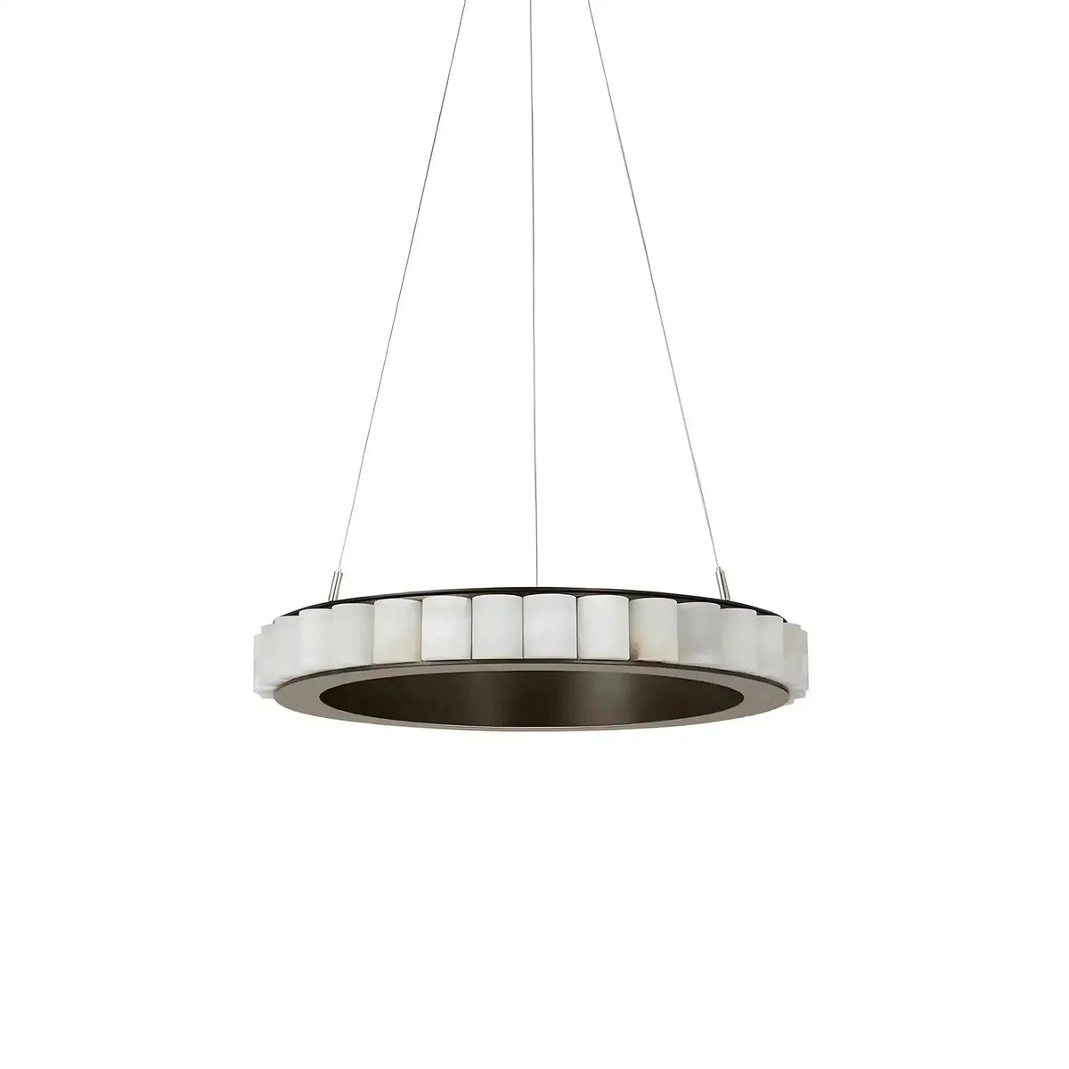 Avalon Alabaster Round Chandelier - Brig Lighting